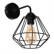 Wall lamp COLIN BLACK 1xE27
