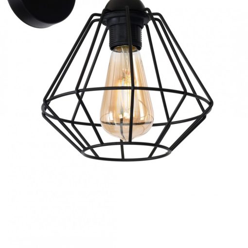 Wall lamp COLIN BLACK 1xE27