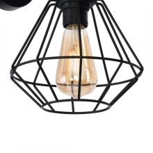 Wall lamp COLIN BLACK 1xE27