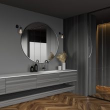 Wall lamp COLIN BLACK 1xE27