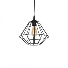 Pendant lamp COLIN BLACK 1xE27
