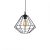 Pendant lamp COLIN BLACK 1xE27
