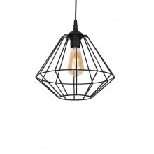 Pendant lamp COLIN BLACK 1xE27
