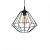 Pendant lamp COLIN BLACK 1xE27