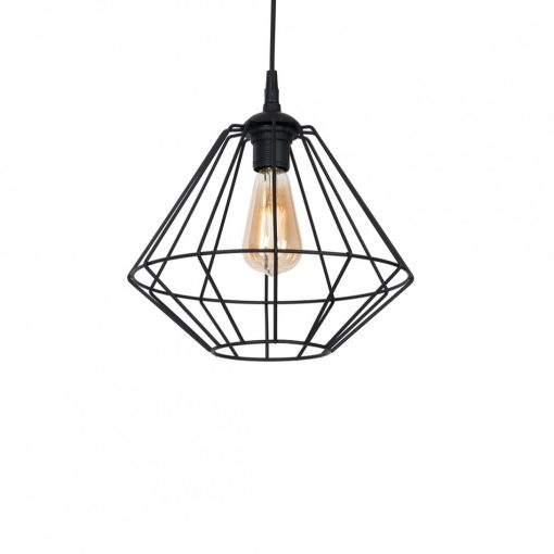 Pendant lamp COLIN BLACK 1xE27