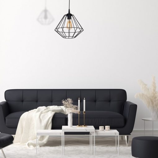 Pendant lamp COLIN BLACK 1xE27