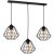 Pendant lamp COLIN BLACK 3xE27