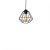 Pendant lamp COLIN BLACK 3xE27