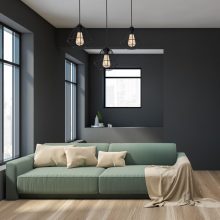 Pendant lamp COLIN BLACK 3xE27