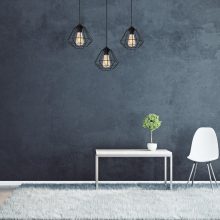 Pendant lamp COLIN BLACK 3xE27