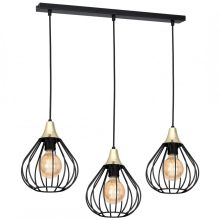 Pendant lamp KANE BLACK 3xE27