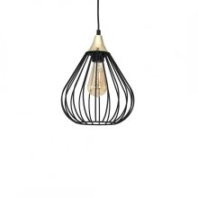 Pendant lamp KANE BLACK 3xE27