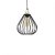 Pendant lamp KANE BLACK 3xE27