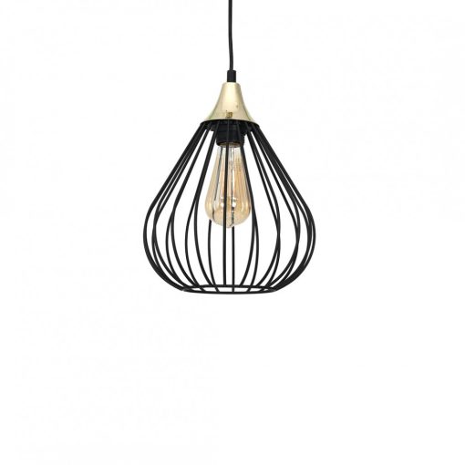 Pendant lamp KANE BLACK 3xE27