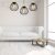 Pendant lamp KANE BLACK 3xE27
