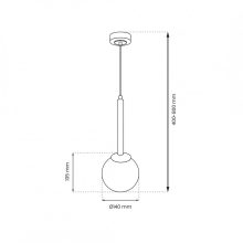 Pendant lamp PARMA 1xE14