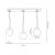 Pendant lamp PARMA 3xE14