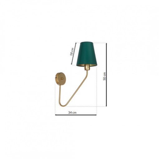 Wall lamp VICTORIA 1xE27