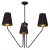 Chandelier VICTORIA BLACK 3xE27