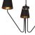 Chandelier VICTORIA BLACK 3xE27