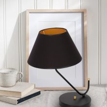 Table lamp VICTORIA BLACK 1xE27
