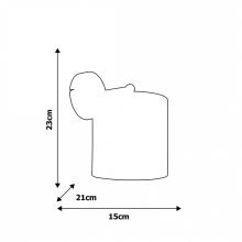 Wall lamp UNICORN 1xE27