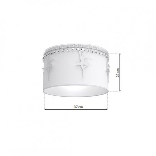 Ceiling  lamp BALETNICA WHITE 1xE27