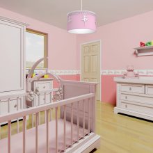 Pendant lamp BALETNICA PINK 1XE27