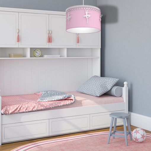 Pendant lamp BALETNICA PINK 1XE27