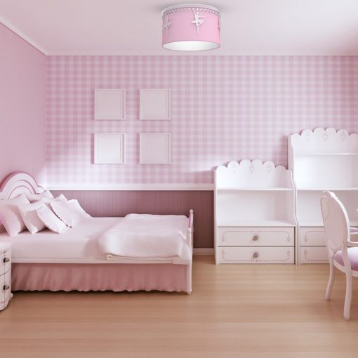 Ceiling  lamp BALETNICA PINK 1xE27