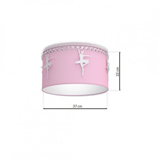 Ceiling  lamp BALETNICA PINK 1xE27