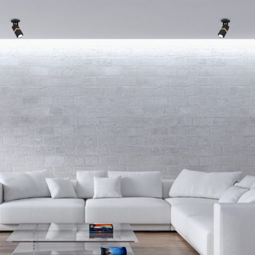 Wall lamp VIDAR BLACK 1xGU10