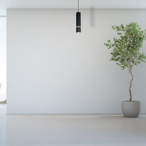 Pendant lamp VIDAR BLACK 1xGU10