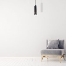 Pendant lamp VIDAR BLACK 1xGU10
