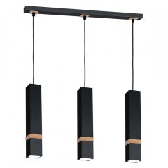 Pendant lamp VIDAR BLACK 3xGU10