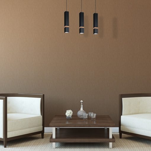 Pendant lamp VIDAR BLACK 3xGU10