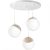 Pendant lamp SFERA WOOD 3xE14