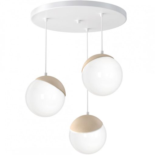 Pendant lamp SFERA WOOD 3xE14