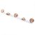 Ceiling lamp SFERA WOOD 5xE14