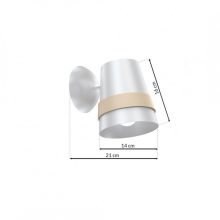 Wall lamp VENEZIA WHITE 1xE27