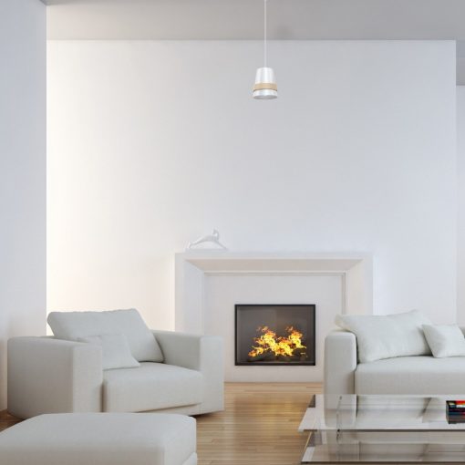 Pendant lamp VENEZIA WHITE 1xE27