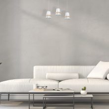 Pendant lamp VENEZIA WHITE 3xE27