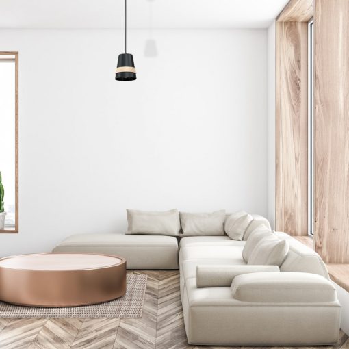 Pendant lamp VENEZIA BLACK 1xE27