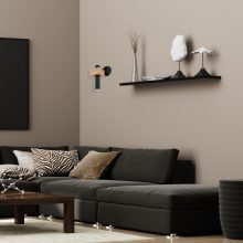 Wall lamp WEST BLACK 1xGU10