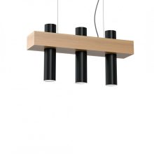 Pendant lamp WEST BLACK 3xGU10