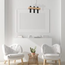 Pendant lamp WEST BLACK 3xGU10
