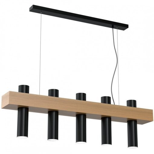 Pendant lamp WEST BLACK 5xGU10