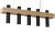Pendant lamp WEST BLACK 5xGU10