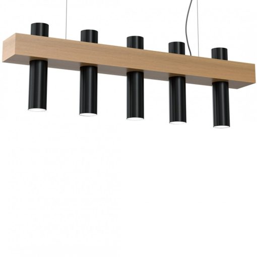 Pendant lamp WEST BLACK 5xGU10