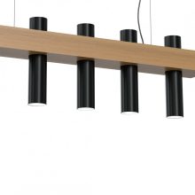 Pendant lamp WEST BLACK 5xGU10